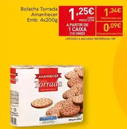 Recheio Amanhecer - bolacha torrada promoção