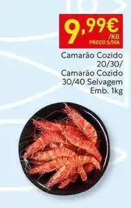Recheio Camarão cozido 20/30/ camarão cozido 30/40 selvagem promoção