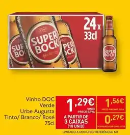 Recheio Jardim verde - vinho doc promoção