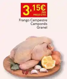 Recheio Frango campestre campones promoção