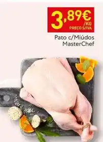 Recheio Masterchef - pato c/ miudos promoção