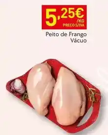 Recheio Peito de frango vácuo promoção