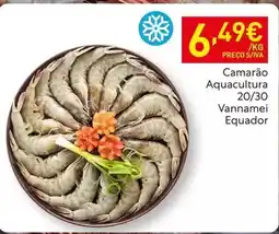 Recheio Aquacultura - camarão 20/30 vannamei equador promoção