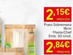 Recheio Masterchef - prato sobremesa promoção