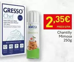 Recheio Mimosa - chantilly promoção