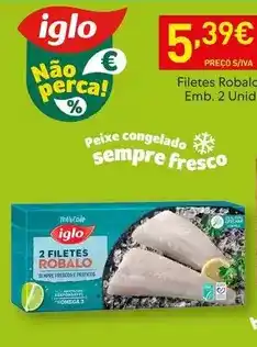 Recheio Iglo - filetes robal emp. 2 unid promoção