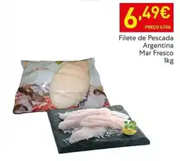 Filete de pescada argentina mar fresco