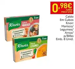 Recheio Knorr - caldo em cubos marisco promoção