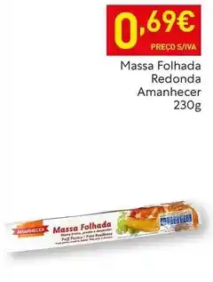 Recheio Amanhecer - massa folhada redonda promoção