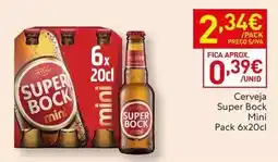 Recheio Super bock - cerveja promoção
