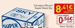 Recheio Super bock - cerveja c/alcool promoção