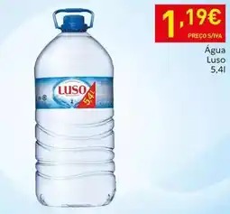Recheio Luso - água promoção