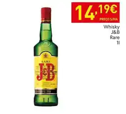 Recheio J&b - whisky rare promoção