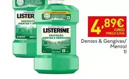 Recheio Listerine - dentes & gengiva/mentol promoção