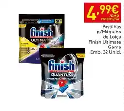Finish - pastillas p/maquina de loica ultimate