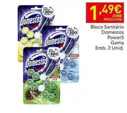 Recheio Domestos - bloco sanitário promoção