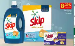 Recheio Skip - detergente en polvo sabor natural promoção