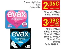 Recheio Evax - noite c/abas promoção