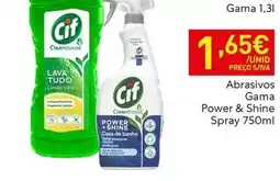 Recheio Cif - abrasivos gama power & shine spray promoção