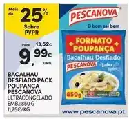 Continente Bom dia Pescanova - bacalhau desfiado pack poupanca promoção