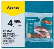 Continente Bom dia Continente - postas de solha promoção