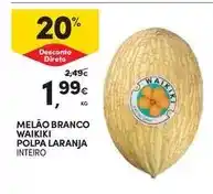 Continente Bom dia Waikiki - melão branco polpa laranja promoção