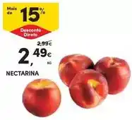 Continente Bom dia Nectarina promoção