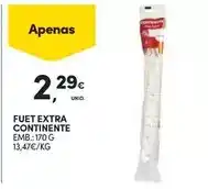 Continente Bom dia Continente - fuet extra promoção