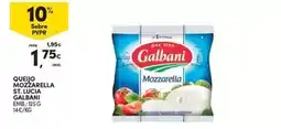 Continente Bom dia Galbani - queijo mozzarella st. lucia promoção