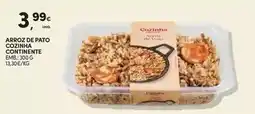 Continente Bom dia Pato - arroz de promoção