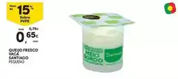 Continente Bom dia Santiago - queijo fresco vaca promoção