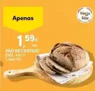 Continente Bom dia Pao de centeio promoção