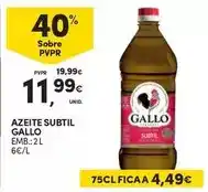 Continente Bom dia Gallo - azeite subtil promoção