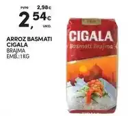Cigala - arroz basmati