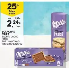 Continente Bom dia Milka - bolachas promoção