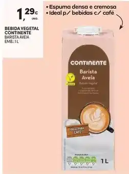 Continente Bom dia Continente - bebida vegetal promoção