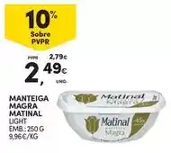 Continente Bom dia Matinal - manteiga magra promoção