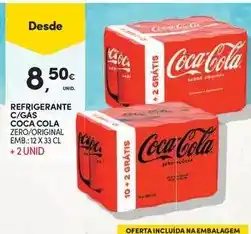 Coca cola - refrigerante c/gas zero/original