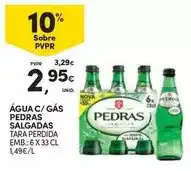 Pedras salgadas - água c/gas