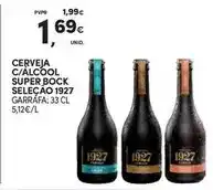 Continente Bom dia Seleção 1927 - cerveja c/alcool super bock promoção