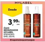 Mylabel - oleo bronzeador