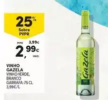 Continente Bom dia Vinho verde - vinho gazela promoção