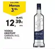 Continente Bom dia Eristoff - vodka promoção
