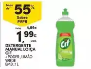 Continente Bom dia Cif - detergente manual loica promoção