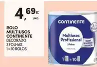 Continente Bom dia Continente - rolo multiusos promoção