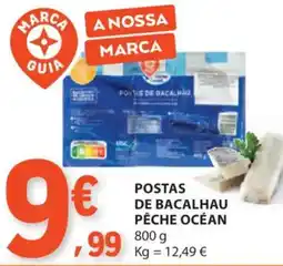E.Leclerc Postas de bacalhau pêche océan promoção