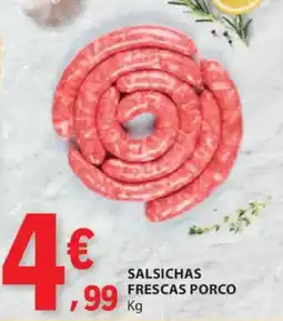 E.Leclerc Salsichas frescas porco promoção