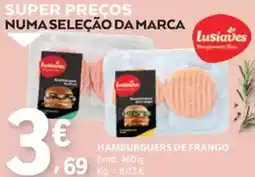 E.Leclerc Hamburguers de frango promoção