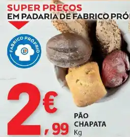 E.Leclerc Pão chapata promoção
