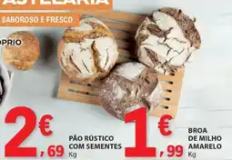 Pão rústico com sementes